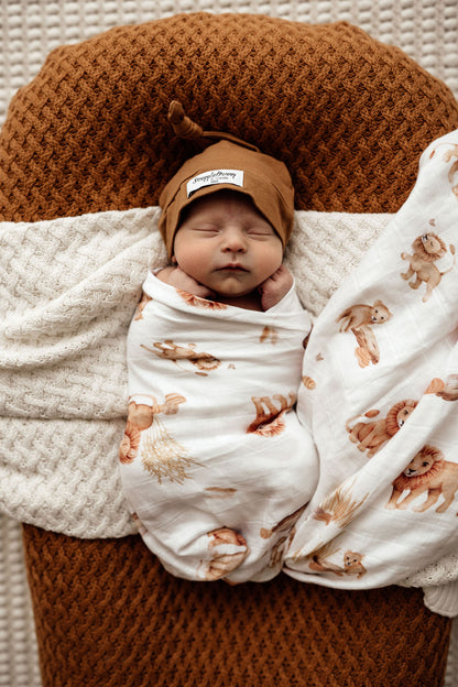 Snuggle Hunny Kids Organic Muslin Wrap - Lion