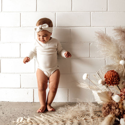 Snuggle Hunny Kids Ribbed Topknot Headband - Halo
