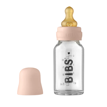 BIBS - Glass Bottle Complete Set 110ml - Blush