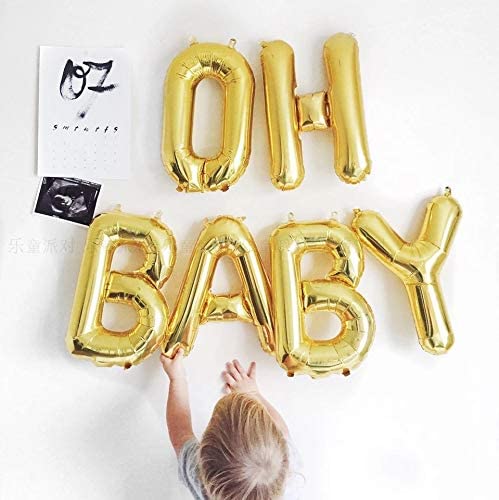 OH BABY Foil Letter Balloon Kit