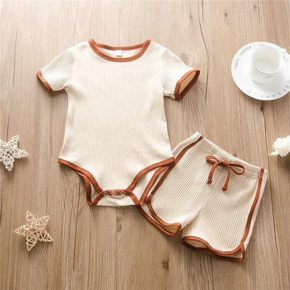 Kai Active Retro Ribbed Set - Wheat