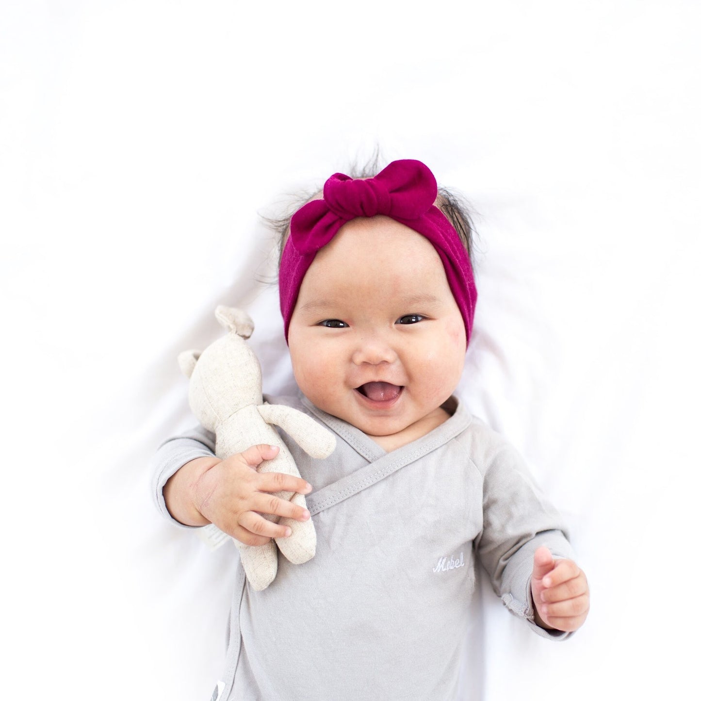 Snuggle Hunny Kids Topknot Headband - Plum
