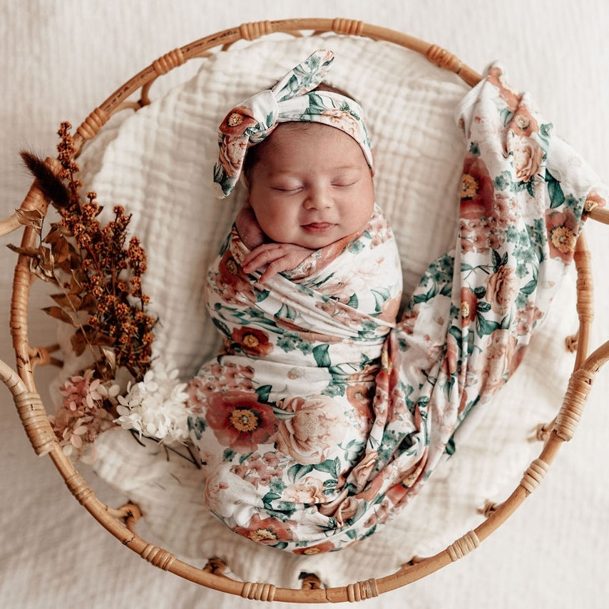 Snuggle Hunny Kids Wrap & Beanie Set - Florence