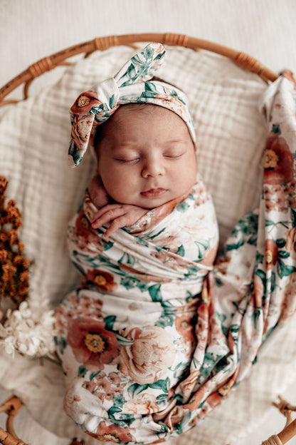 Snuggle Hunny Kids Wrap & Beanie Set - Florence