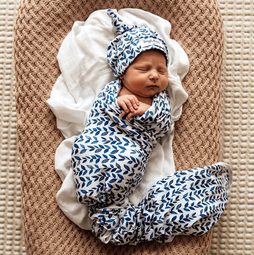Snuggle Hunny Kids Wrap & Beanie Set - Nightshade