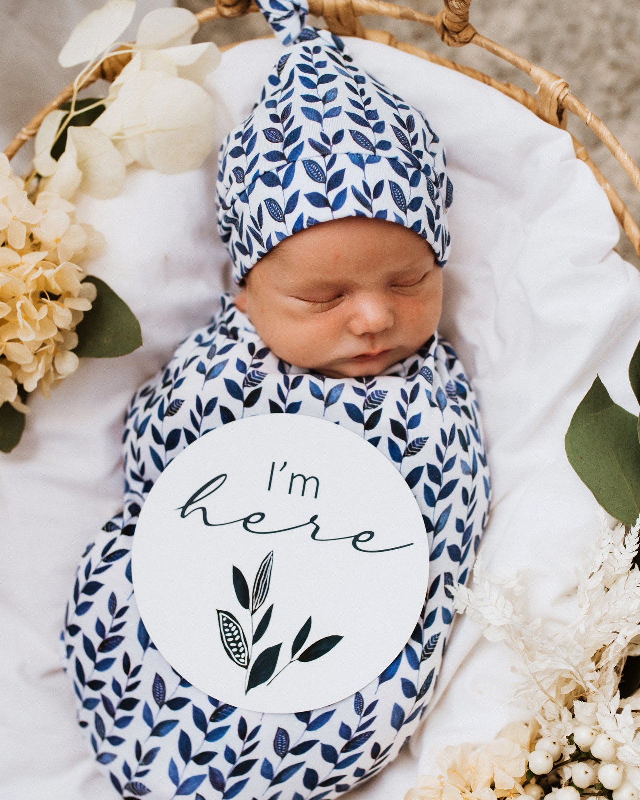 Snuggle Hunny Kids Wrap & Beanie Set - Nightshade