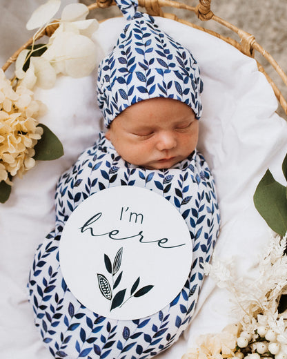 Snuggle Hunny Kids Wrap & Beanie Set - Nightshade