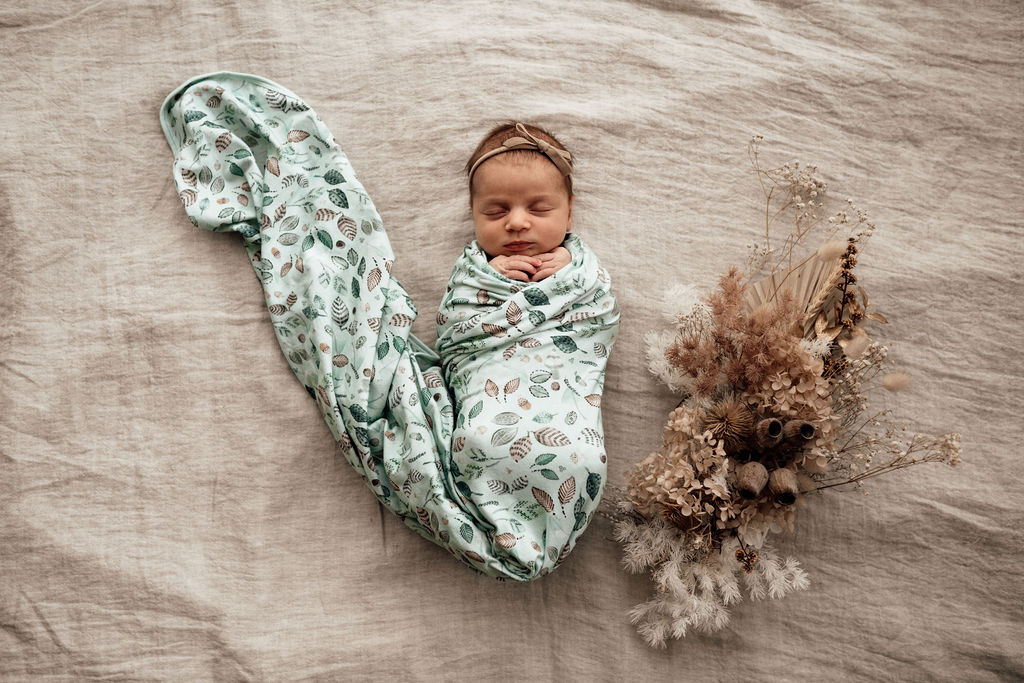 Snuggle Hunny Kids Wrap & Beanie Set - Daintree