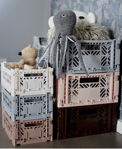 Aykasa - Midi Folding Crate - Milk Tea