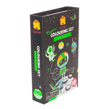 Tiger Tribe - Neon Colouring Set - Outer Space