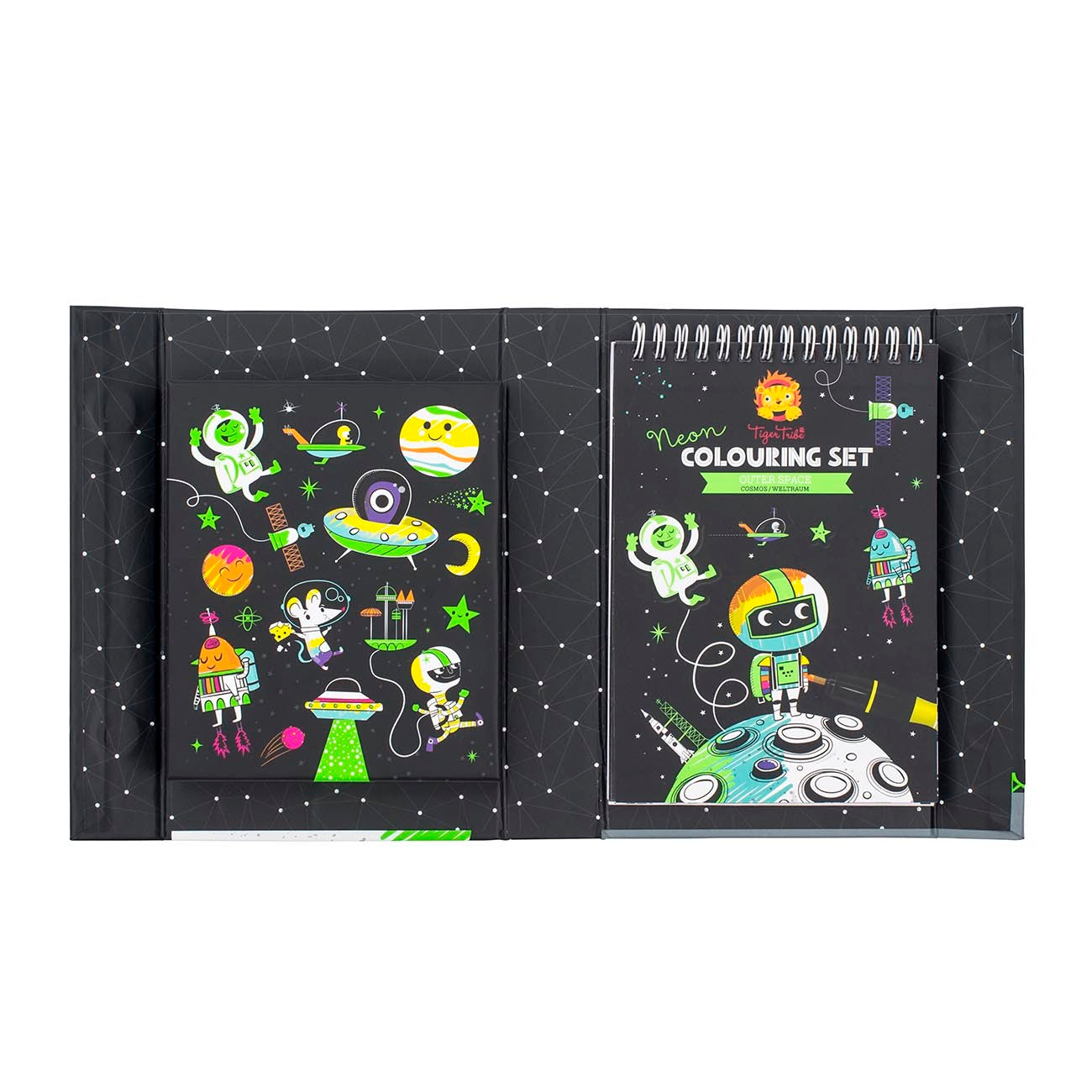 Tiger Tribe - Neon Colouring Set - Outer Space