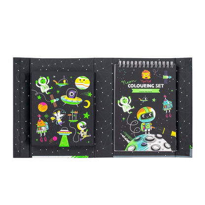 Tiger Tribe - Neon Colouring Set - Outer Space