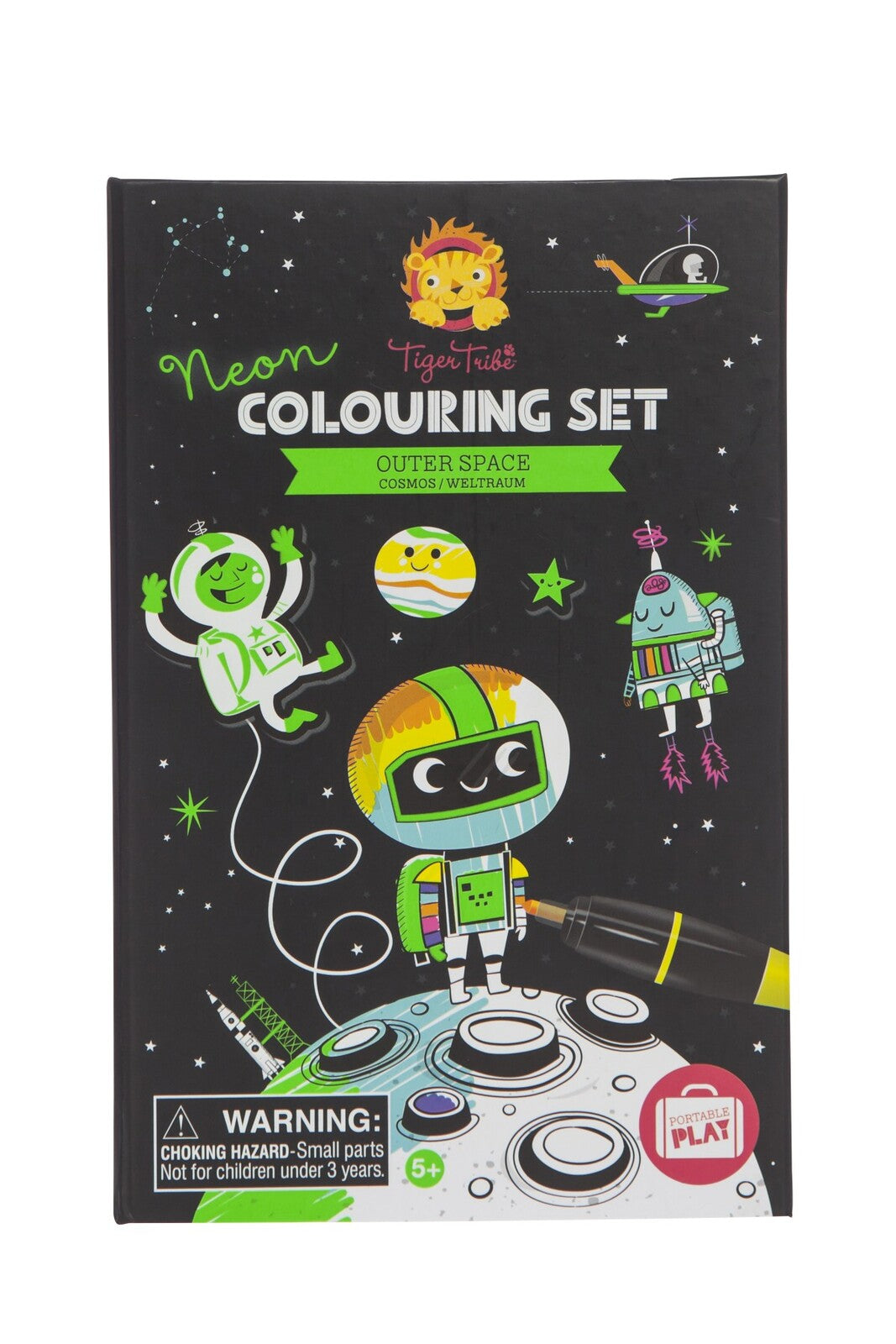 Tiger Tribe - Neon Colouring Set - Outer Space