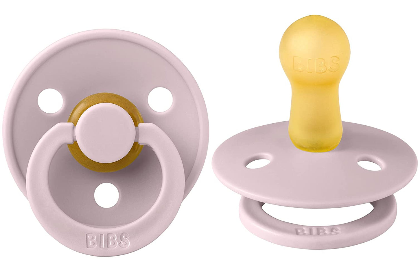 BIBS Natural Latex Pacifier - Pink Plum Size 2