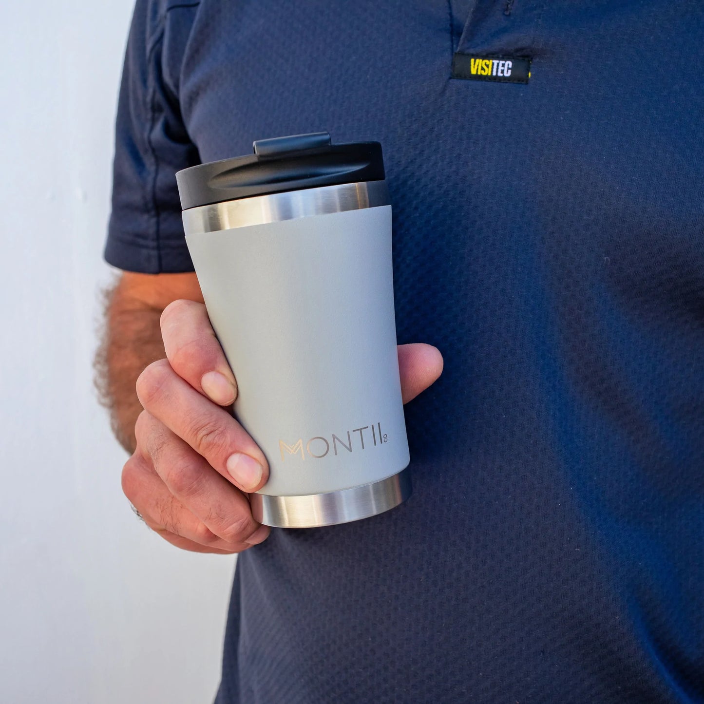 MontiiCo Regular Coffee Cup - Chrome