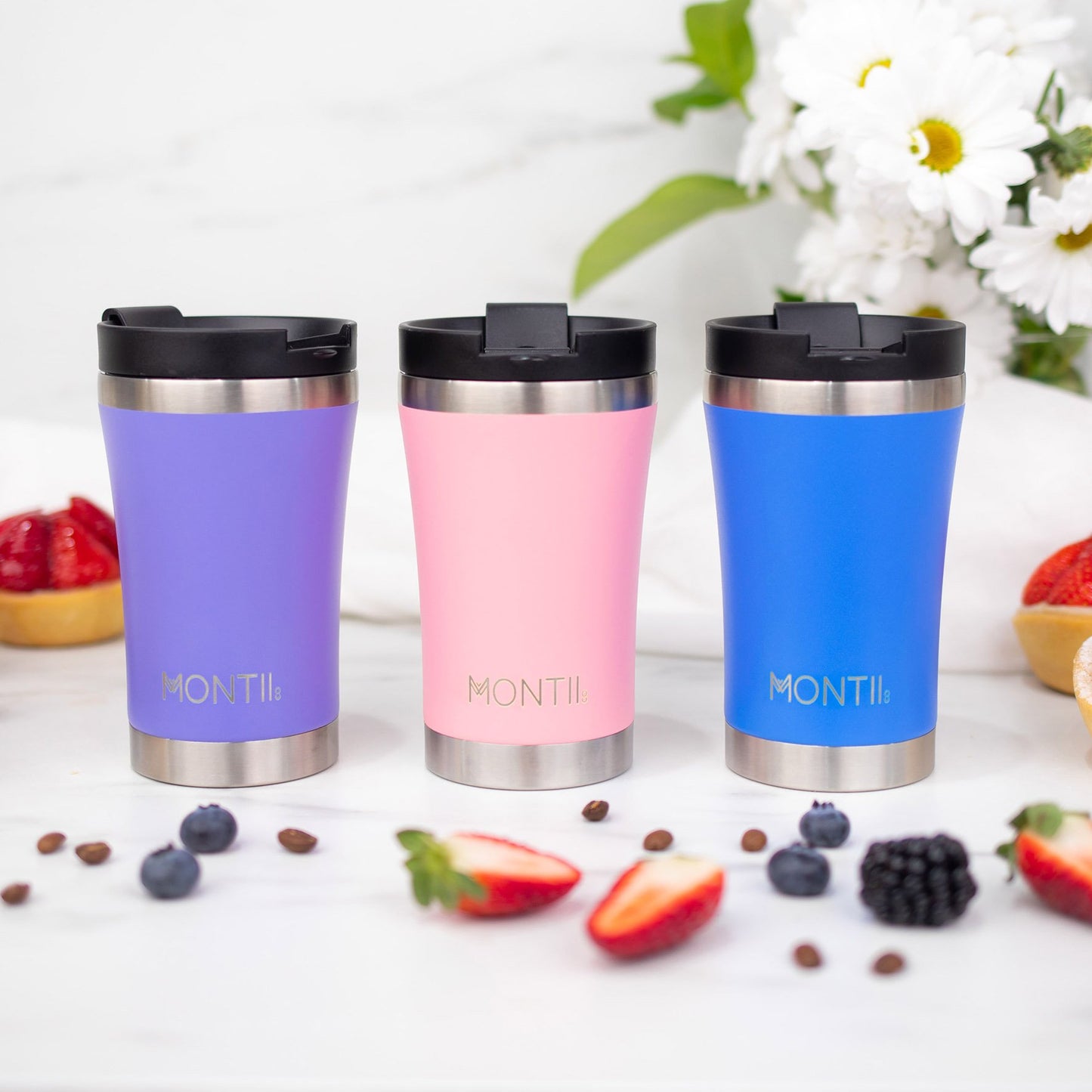 MontiiCo Regular Coffee Cup - Blueberry