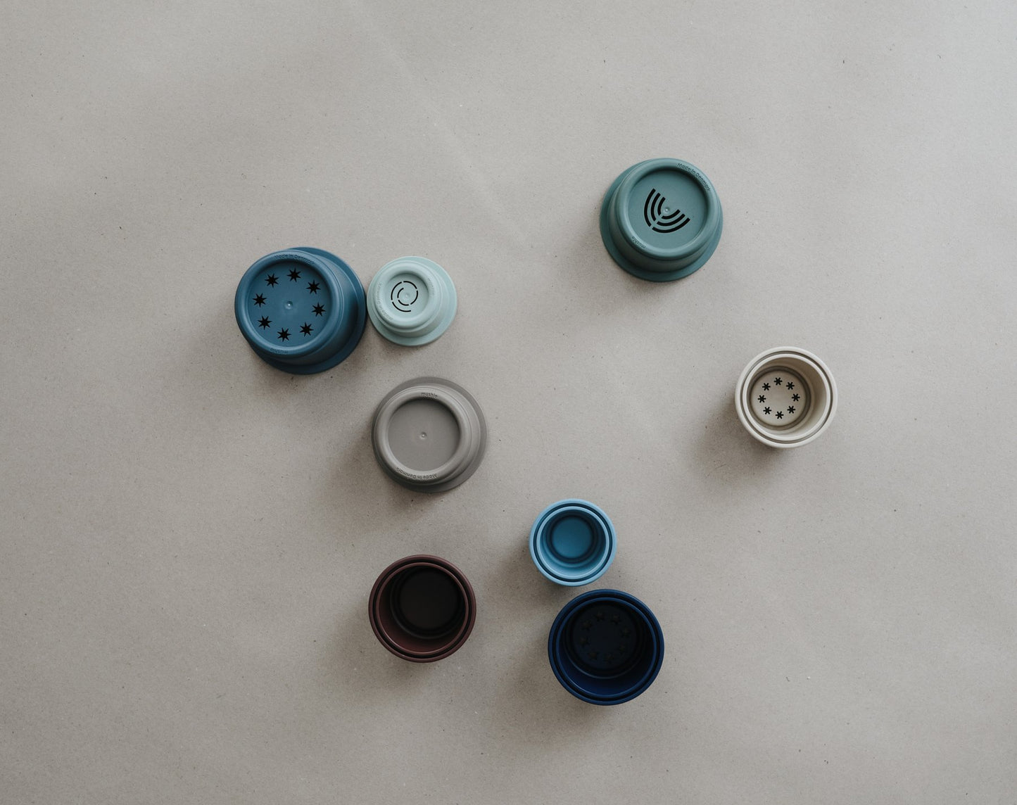 Mushie Stacking Cups Toy | Made in Denmark - Forest