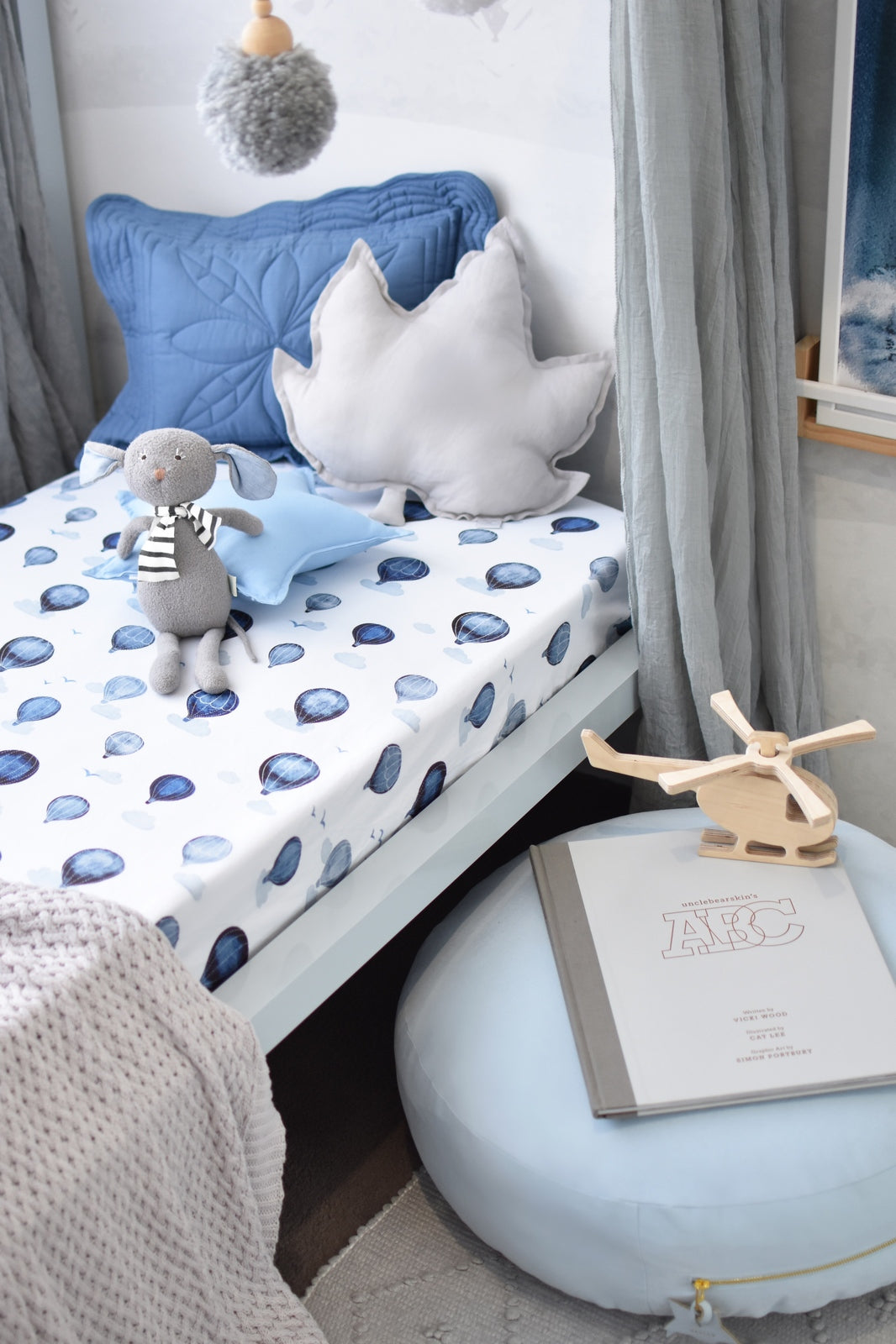 Snuggle Hunny Kids Cloud Chaser Fitted Cot Sheet