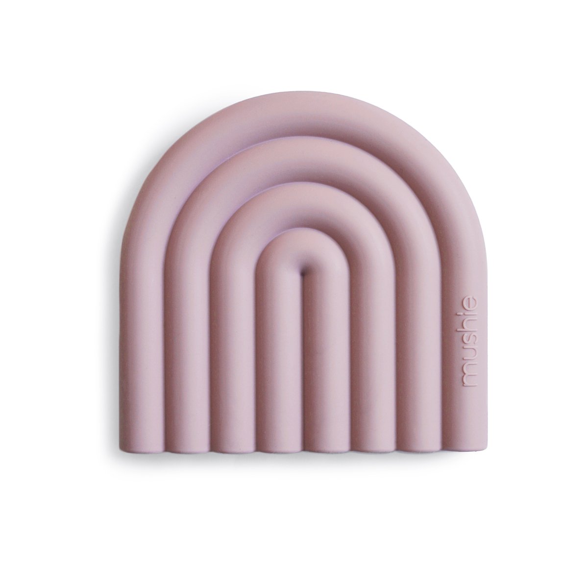 Mushie - Rainbow Teether - Mauve