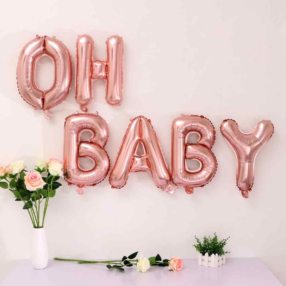 OH BABY Foil Letter Balloon Kit