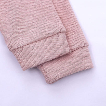 Bunny Ear Hooded Jumpsuit - Pink