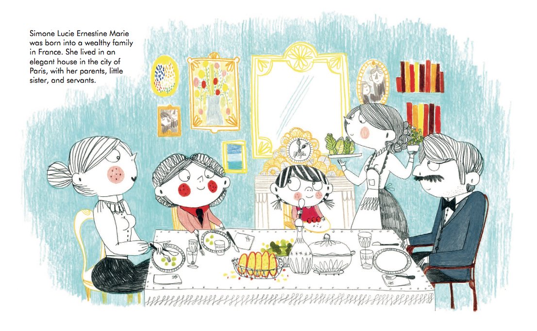 Little People, Big Dreams - Simone de Beauvoir - Hardcover