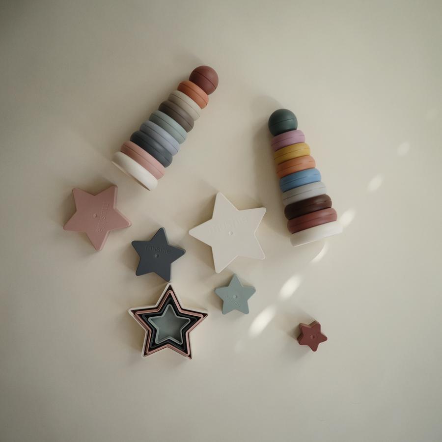 Mushie Nesting Stars Toy