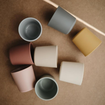 Mushie - Dinnerware Cup, Set of 2 - Vanilla