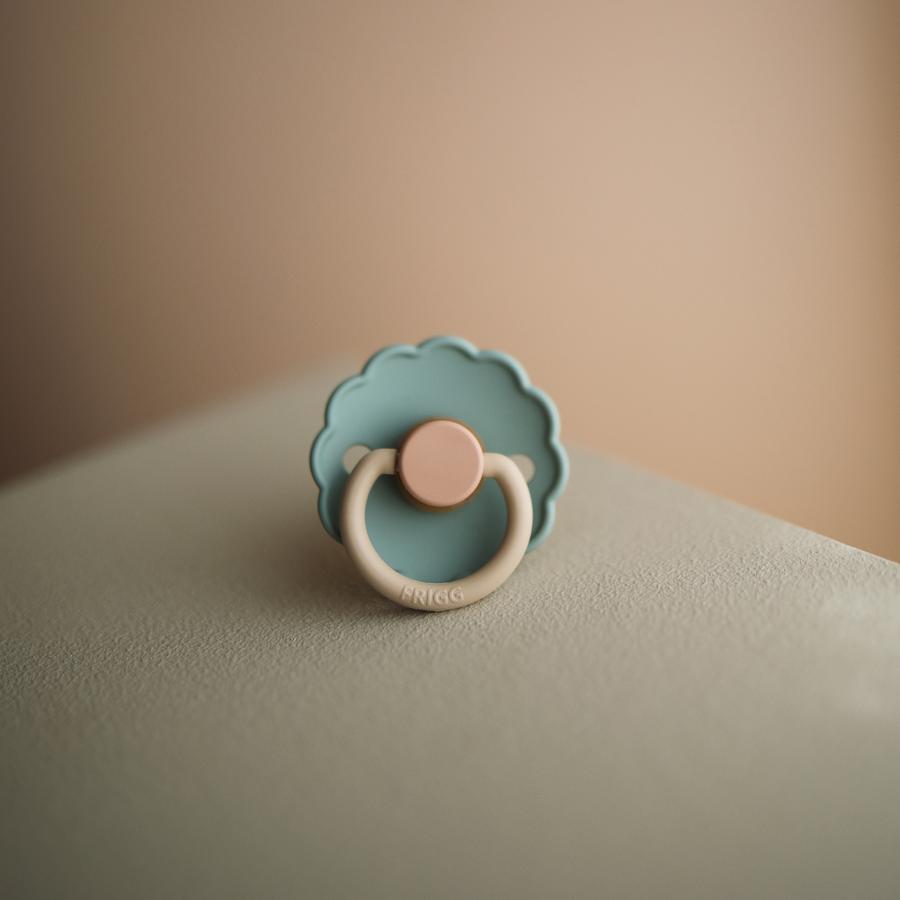 FRIGG Daisy Natural Rubber Pacifier - Willow - Size 1