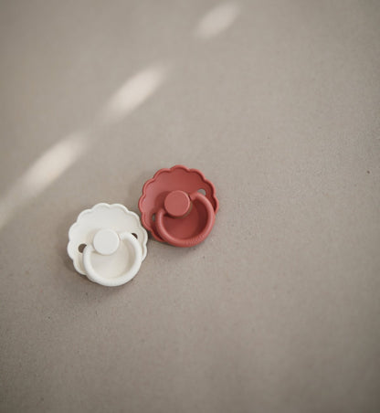 FRIGG Daisy Natural Rubber Pacifier - Croissant - Size 1