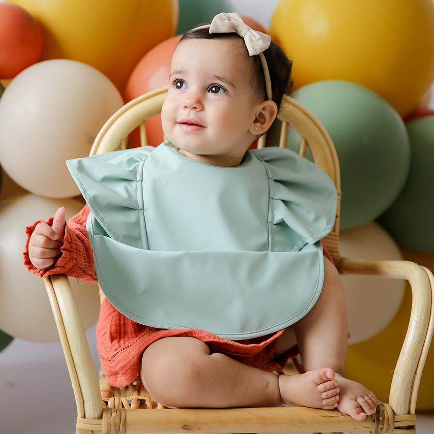 Snuggle Hunny Kids Snuggle Bib Waterproof - Sage Frill
