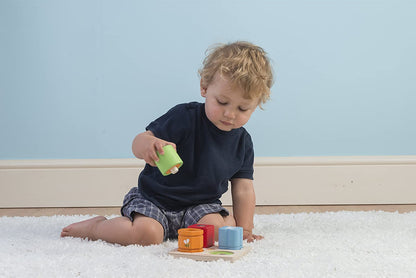 Le Toy Van - Petilou Wooden Tray 4-Piece Multi-Sensory Montessori Toy