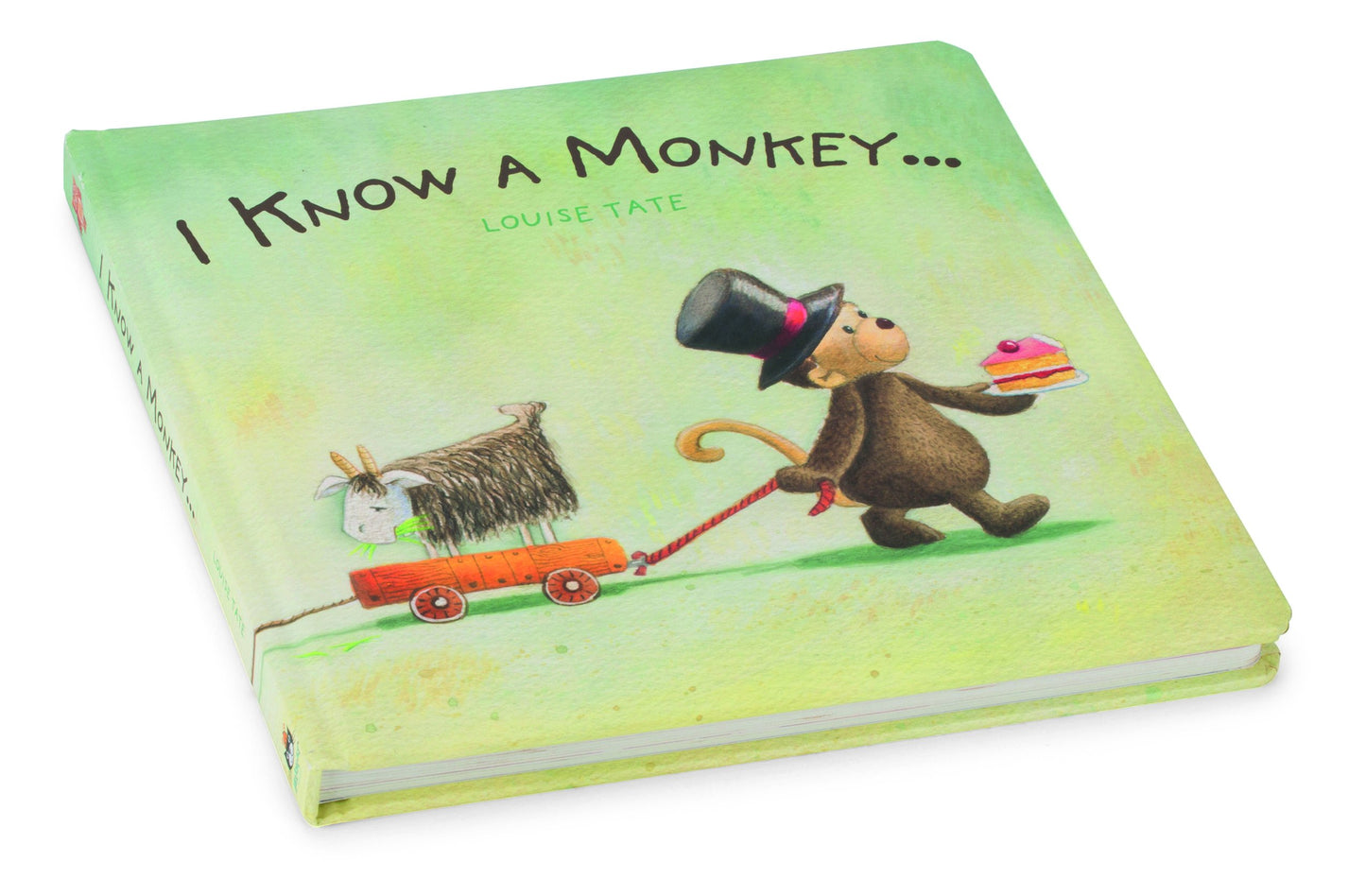 Jellycat - I Know A Monkey Book