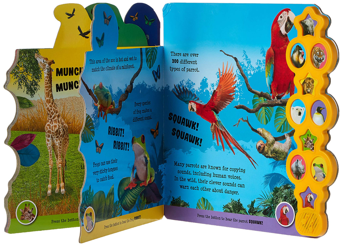 At The Zoo (10 Button Sound Books) - Board book – Sound Book