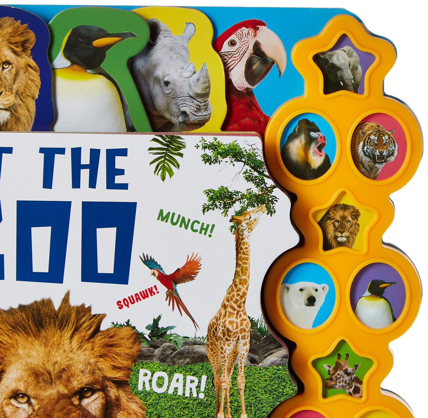 At The Zoo (10 Button Sound Books) - Board book – Sound Book