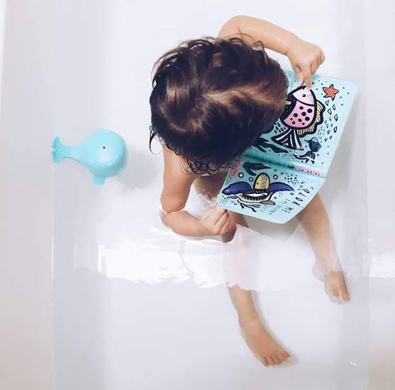 Wee Gallery Baby Bath Book - Who loves Dinosaurs?