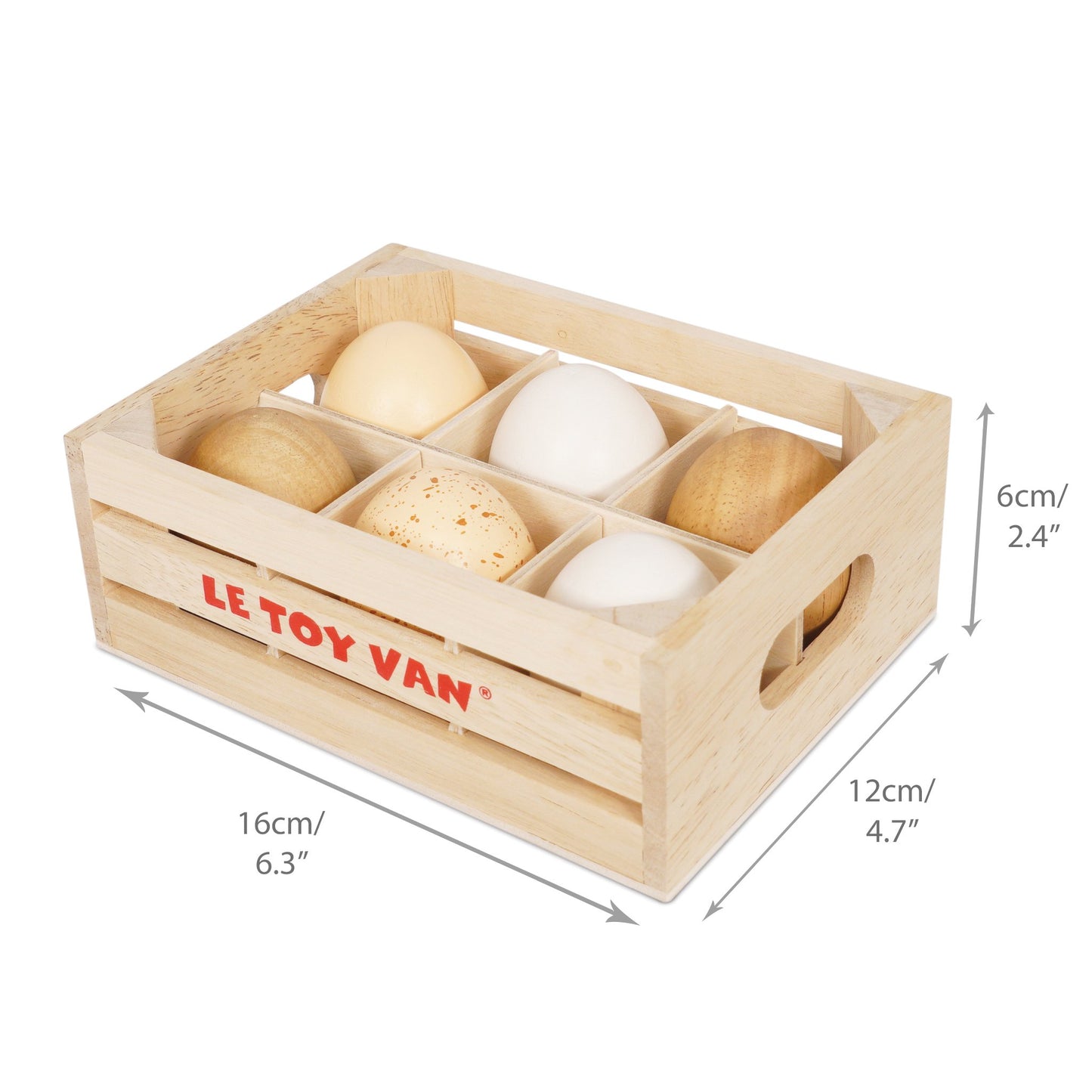 Le Toy Van - Farm Eggs Half Dozen Crate