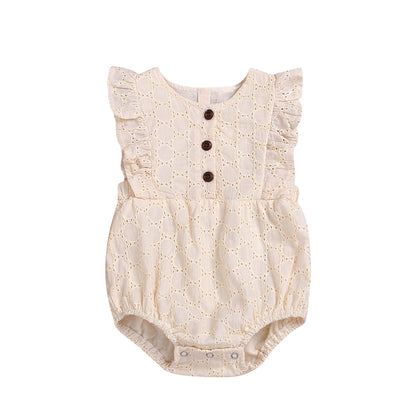 Angel Romper Creme Lace