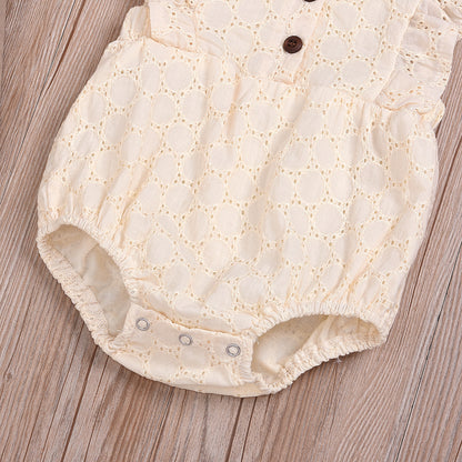 Angel Romper Creme Lace