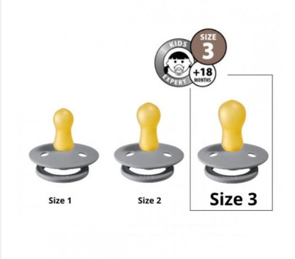 BIBS Natural Latex Pacifier - Ivory Size 3