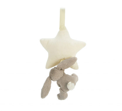 Jellycat - Bashful Beige Bunny Star Musical Pull