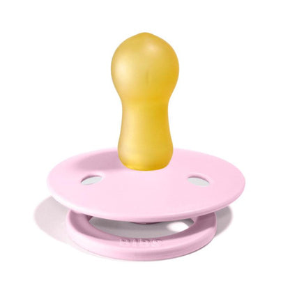 BIBS Natural Latex Pacifier - Baby Pink - Size 2