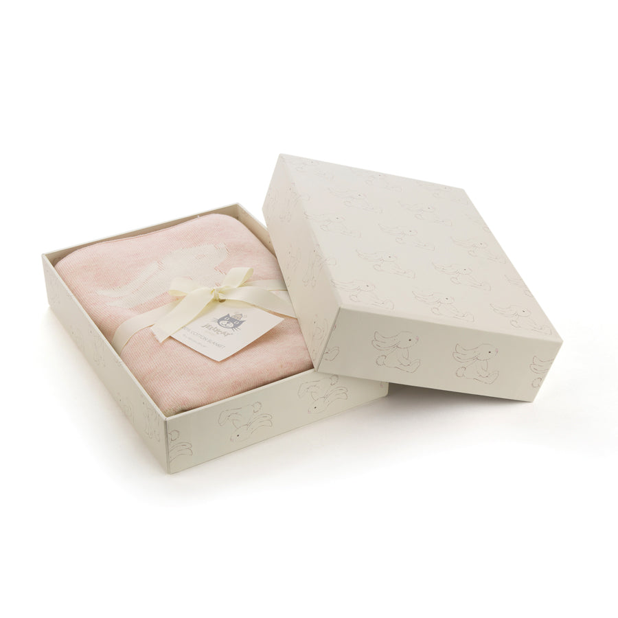 Jellycat - Bashful Bunny Blanket - Pink