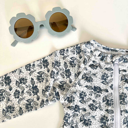 Rashguard One Piece Azure Floral