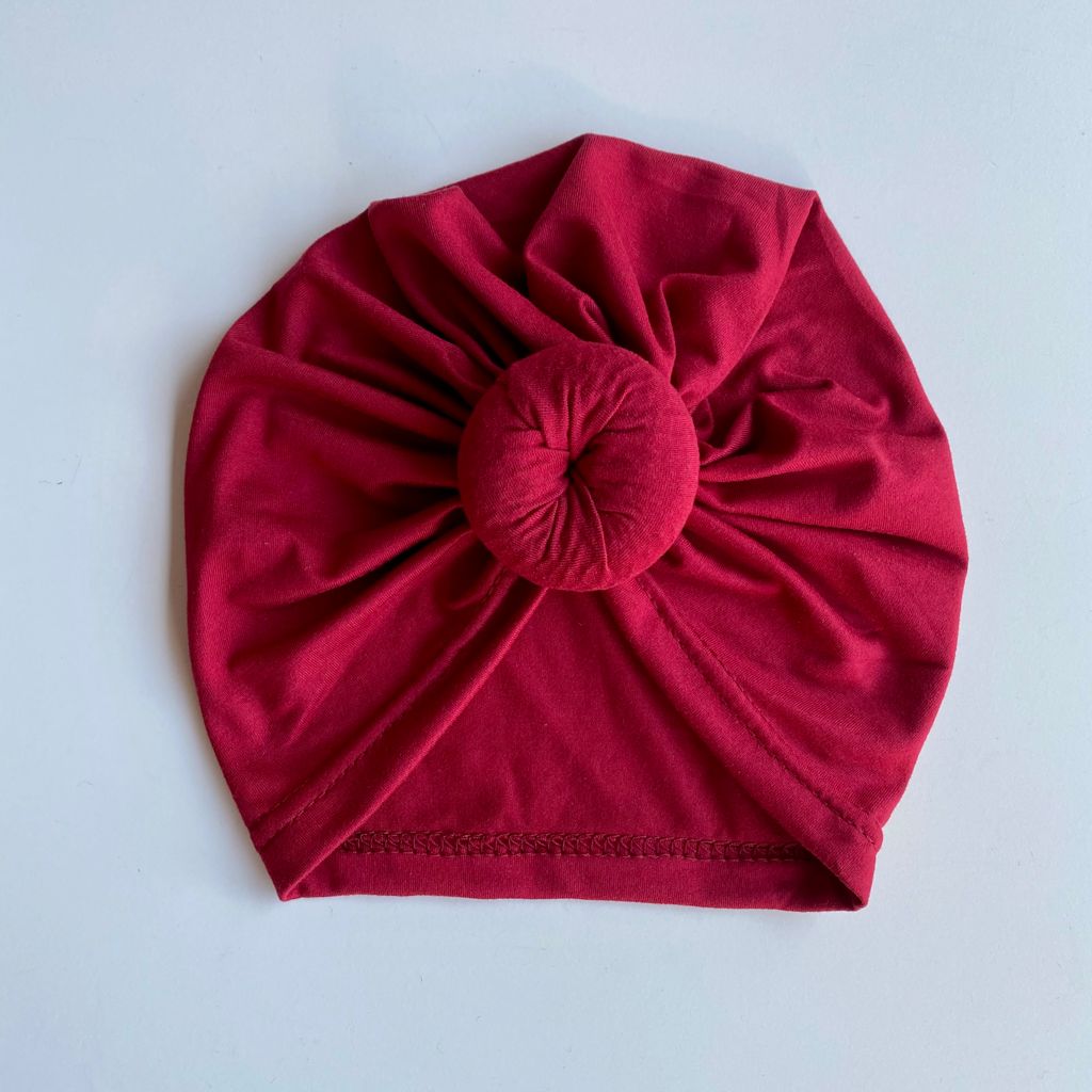 Knotted Turban - Bordeux