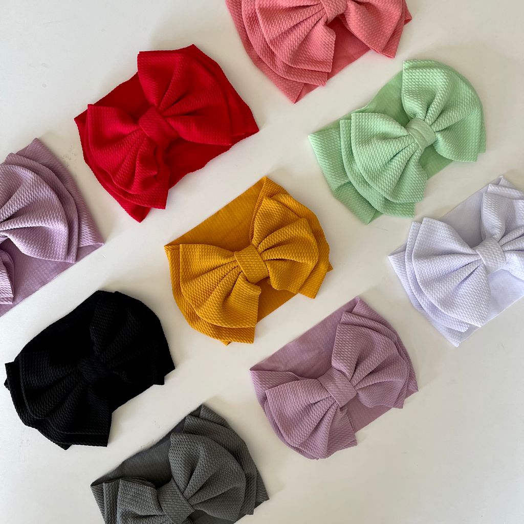 Oversized Bow Headwrap - Black