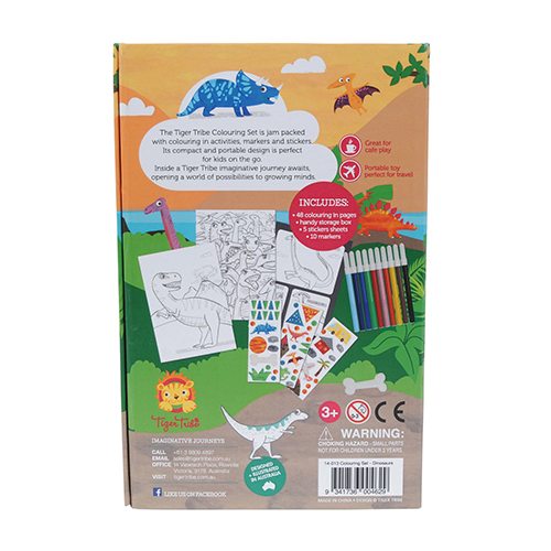 Tiger Tribe - Colouring Set - Dinosaurs