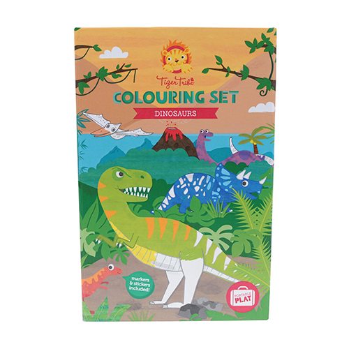 Tiger Tribe - Colouring Set - Dinosaurs