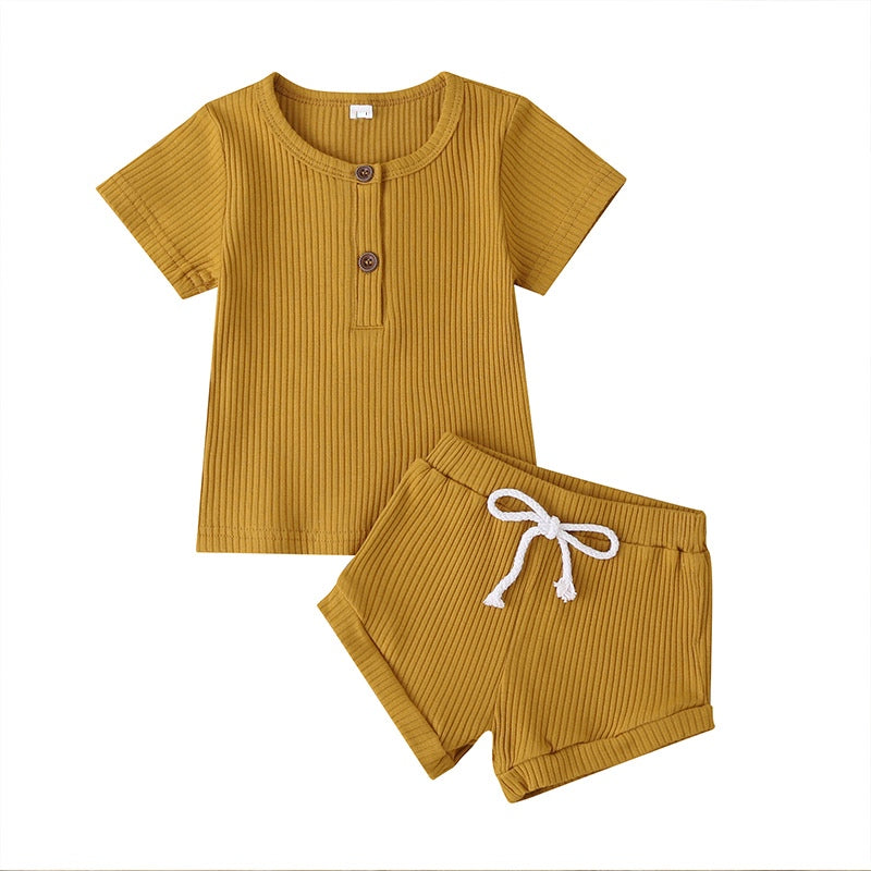 Arlo Basic Ribbed Set - Butterscotch