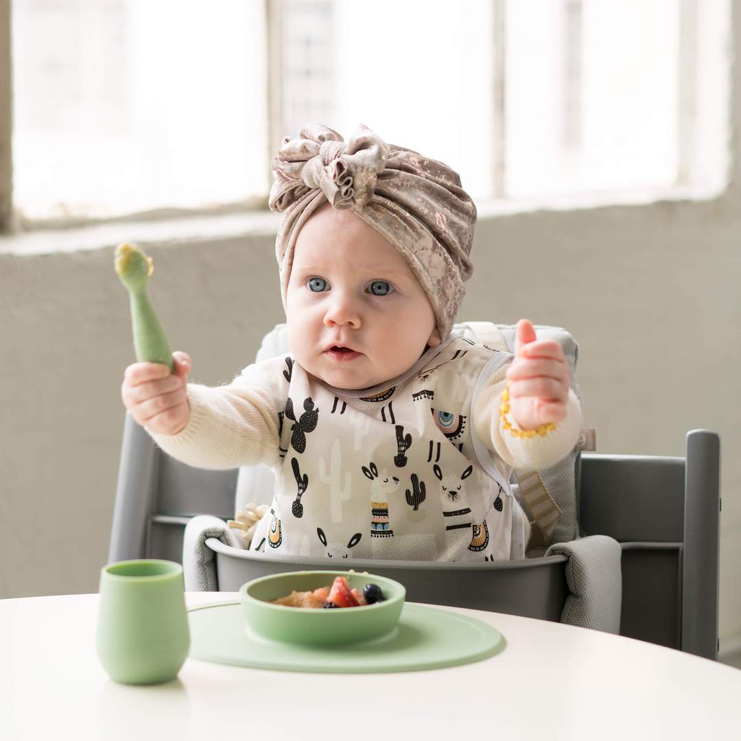 EZPZ - Tiny Spoon Twin-Pack - Sage